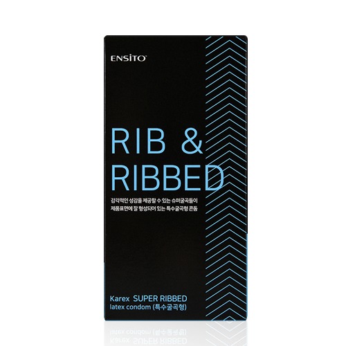 [인토스]엔시토 리비드(ribbed)콘돔10p